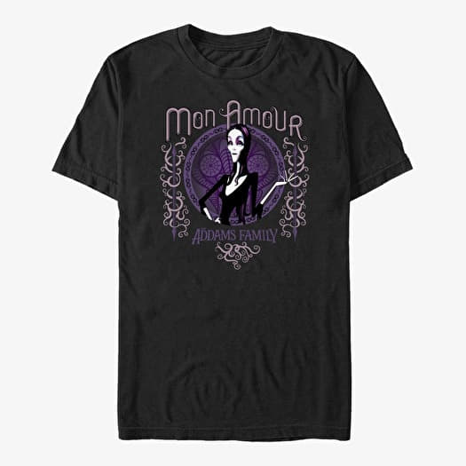 Camiseta Merch MGM The Addams Family - Mon Amour Unisex T-Shirt Black