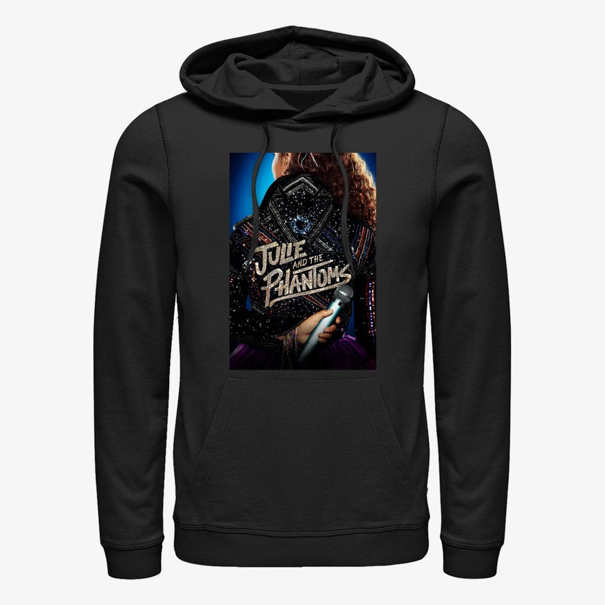 Hoodies and sweatshirts  Merch Netflix Julie And The Phantoms - Phantoms Mic Unisex Hoodie Black