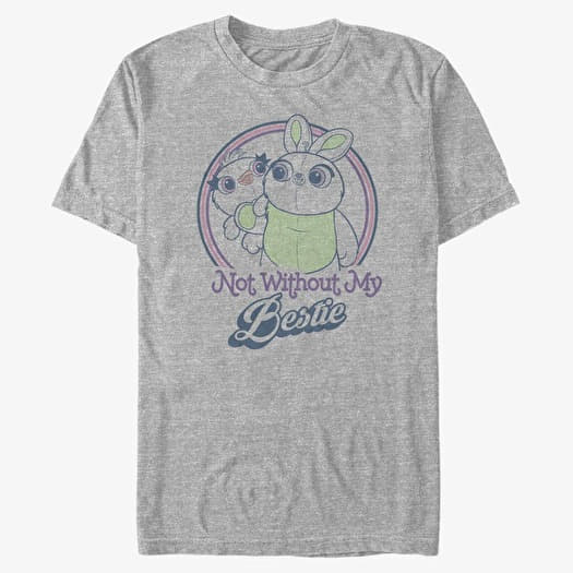T-shirt Merch Pixar Toy Story - Bestie Unisex T-Shirt Heather Grey