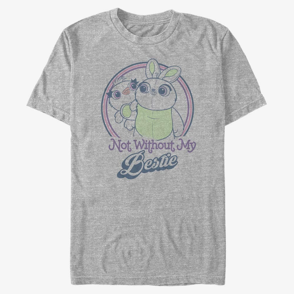 T-särgid Merch Pixar Toy Story - Bestie Unisex T-Shirt Heather Grey