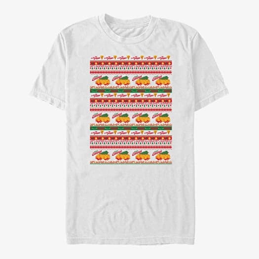 Merch Netflix Stranger Things - Surfer Boy Pizza Sweater Unisex T-Shirt White
