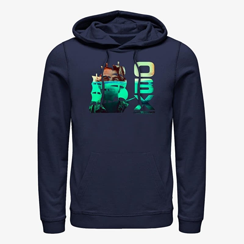 Sweatshirt Merch Netflix Outer Banks - John B Sunken Ship Unisex Hoodie Navy Blue