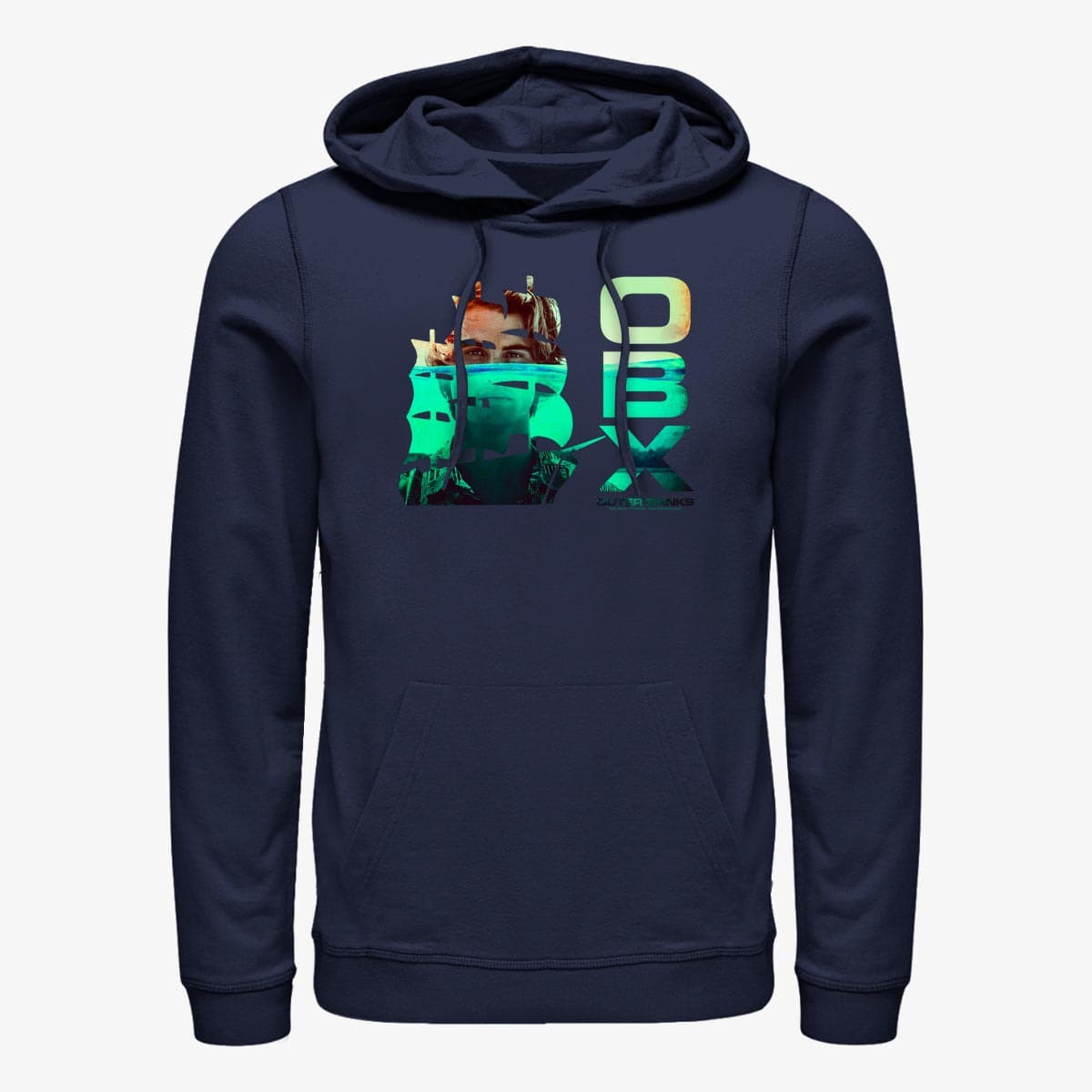 Hoodies and sweatshirts  Merch Netflix Outer Banks - John B Sunken Ship Unisex Hoodie Navy Blue