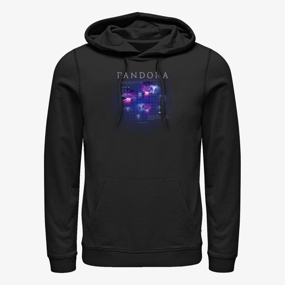 Суитчъри Merch Twentieth Century Fox Avatar 1 - Woodsprites Diagram Unisex Hoodie Black