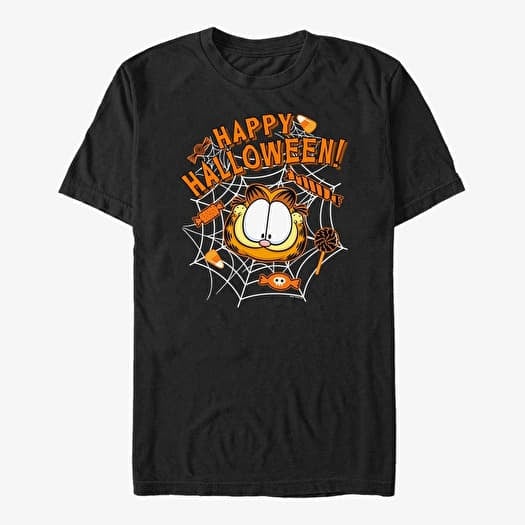 T-shirt Merch Paramount Garfield - Candy Web Cat Unisex T-Shirt Black