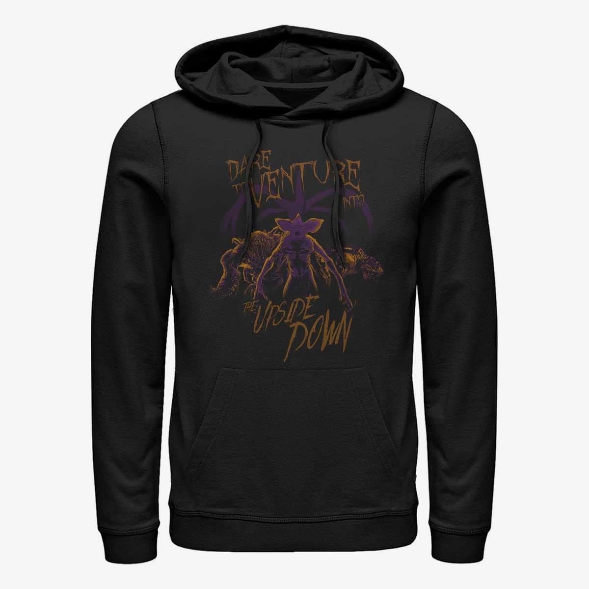 Felpe Merch Netflix Stranger Things - Upside Down Venture Unisex Hoodie Black