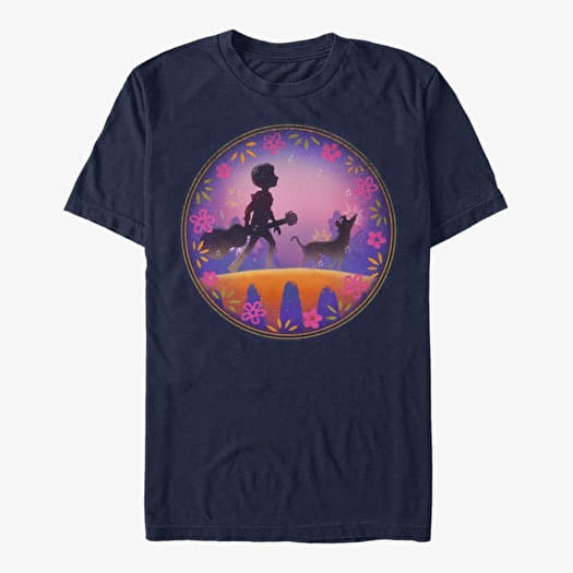 Tričko Merch Pixar Coco - COCO Bridge Unisex T-Shirt Navy Blue