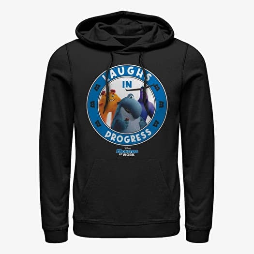 Sweat-shirt Merch Pixar Monsters At Work - Laughing Progress Unisex Hoodie Black