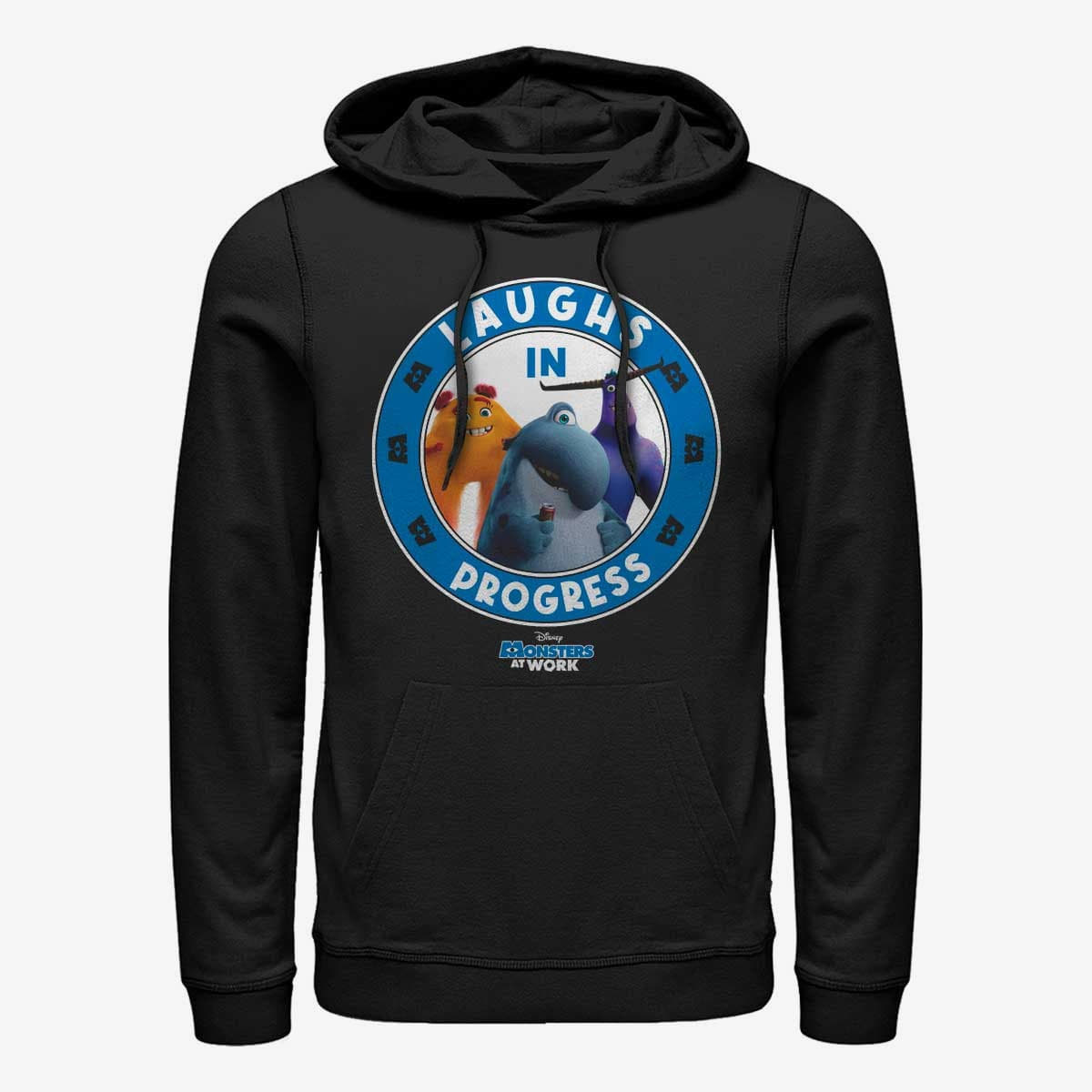 Sweatshirts Merch Pixar Monsters At Work - Laughing Progress Unisex Hoodie Black