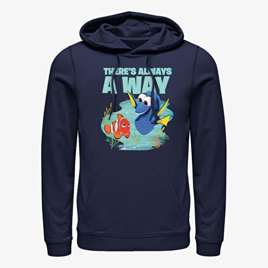 Sweat-shirt Merch Pixar Finding Dory - Always a Way Unisex Hoodie Navy Blue