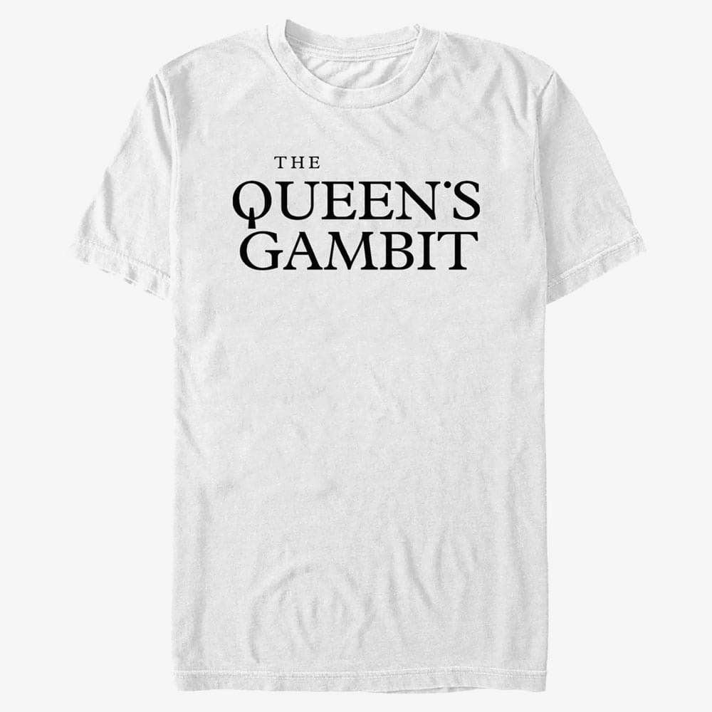 Tricouri Merch Netflix The Queen's Gambit - Merch Logo Unisex T-Shirt White