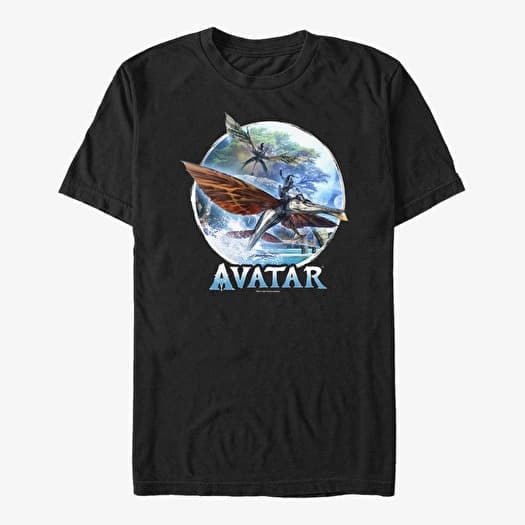 Camiseta Merch Twentieth Century Fox Avatar 2 - Banshee Flight Unisex T-Shirt Black