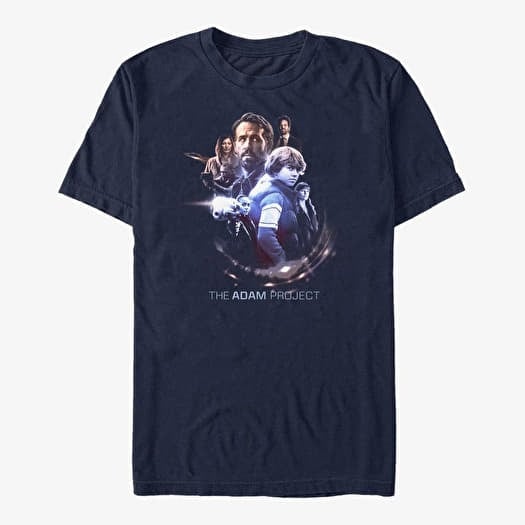 Majica Merch Netflix The Adam Project - Adam Group Unisex T-Shirt Navy Blue