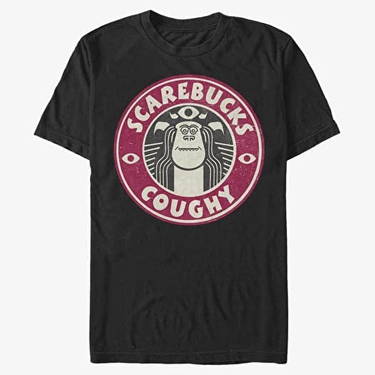 T-shirt Merch Pixar Monsters At Work - Scarebucks Unisex T-Shirt Black