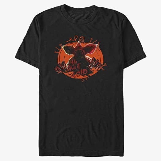 Maglietta Merch Netflix Stranger Things - Cold Monster Unisex T-Shirt Black