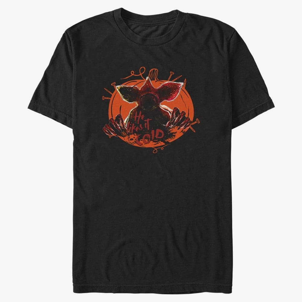 T-Shirts Merch Netflix Stranger Things - Cold Monster Unisex T-Shirt Black