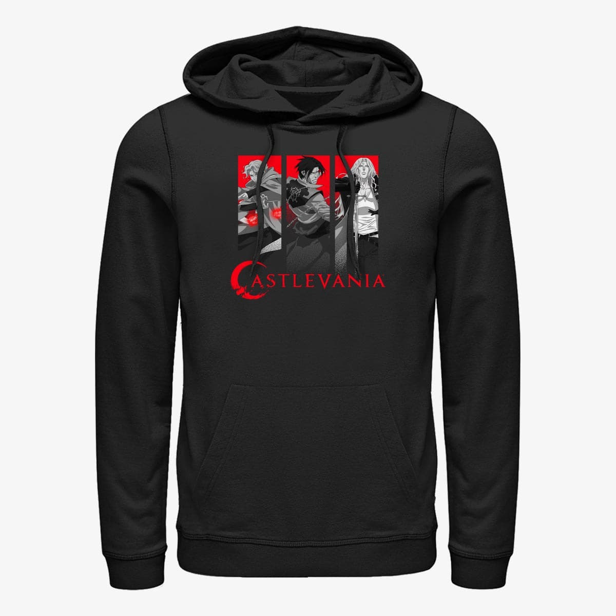 Hoodies and sweatshirts  Merch Netflix Castlevania - Trio Box Up Unisex Hoodie Black