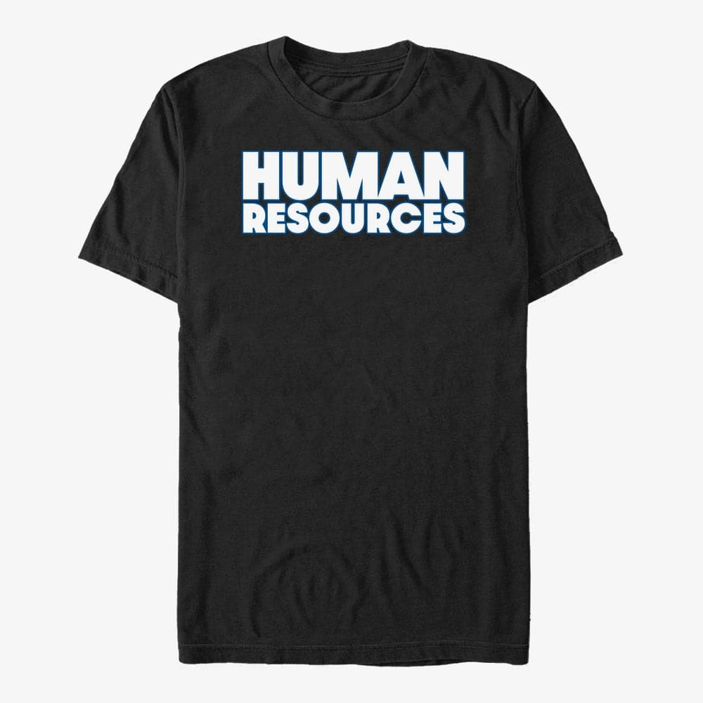 T-shirts Merch Netflix Human Resources - HR Logo Unisex T-Shirt Black