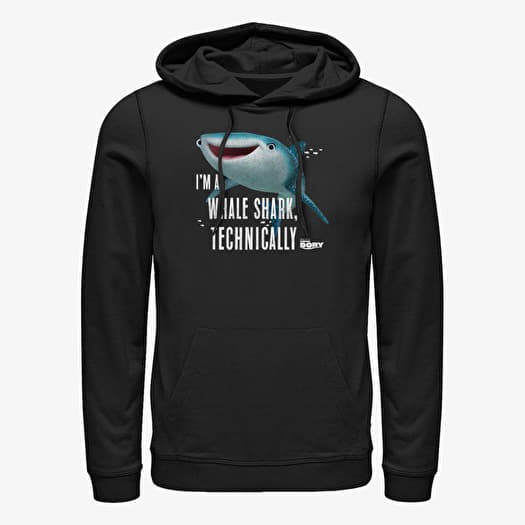 Mikina Merch Pixar Finding Dory - Whale Shark Unisex Hoodie Black
