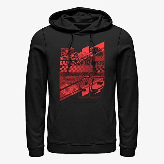 Hanorac Merch Pixar Cars 2 - Layered McQueen Unisex Hoodie Black