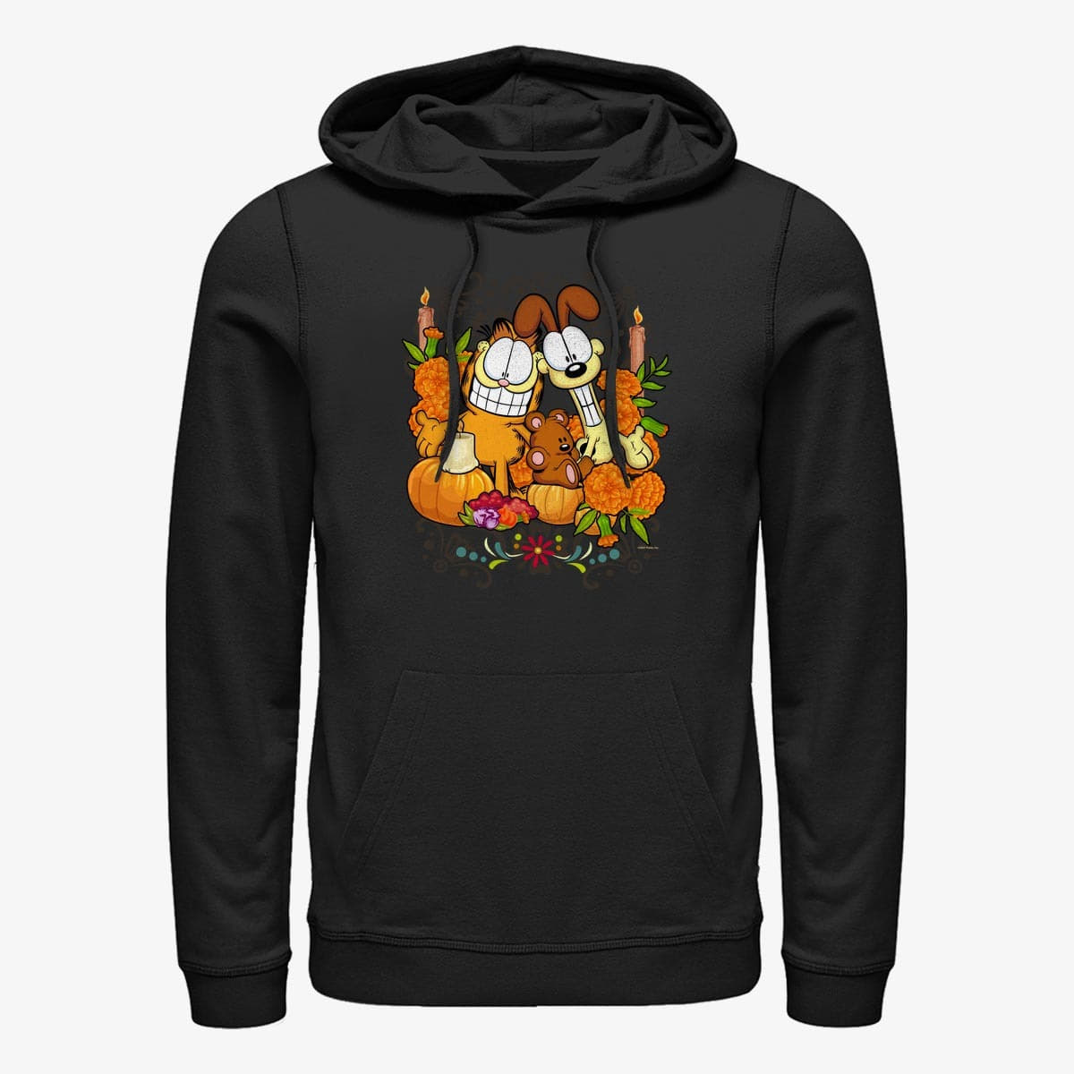 Hoodies and sweatshirts  Merch Paramount Garfield - Group Dia Unisex Hoodie Black