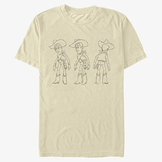 Majica Merch Pixar Toy Story - Woody Turnaround Unisex T-Shirt Natural