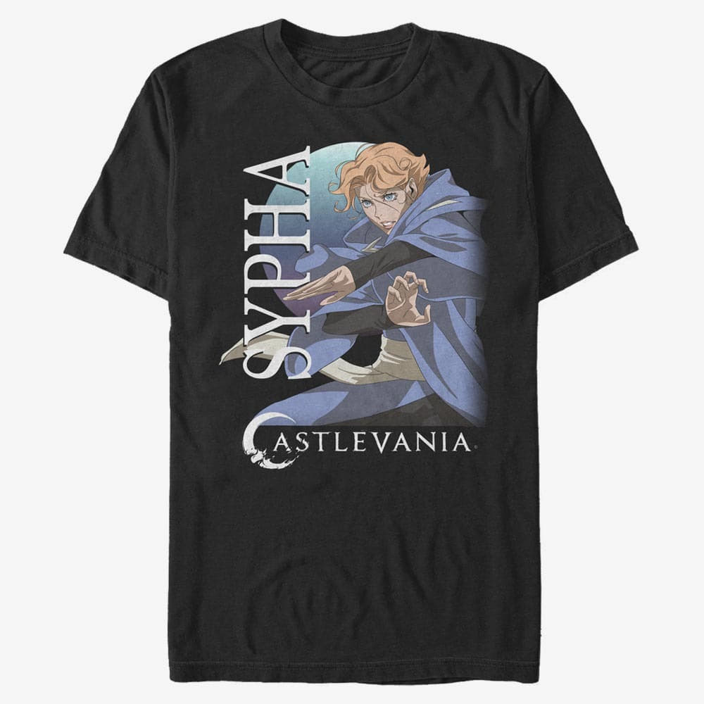 T-Shirts Merch Netflix Castlevania - Sypha Moon Unisex T-Shirt Black