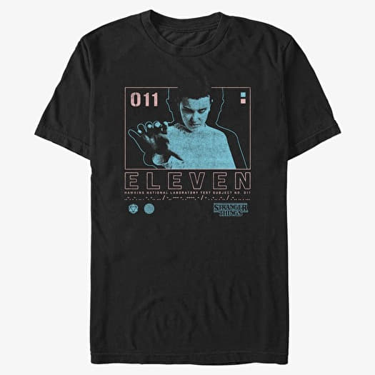 Μπλουζάκι Merch Netflix Stranger Things - Eleven Infographic Unisex T-Shirt Black
