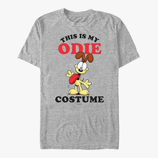 Tričko Merch Paramount Garfield - Odie Costume Unisex T-Shirt Heather Grey
