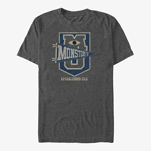 T-shirt Merch Pixar Monster's Inc. - Monsters Pendant Unisex T-Shirt Dark Heather Grey