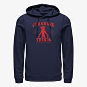 Merch Netflix Stranger Things - ST COLLEGIATE Unisex Hoodie Navy Blue