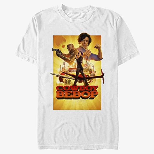 T-shirt Merch Netflix Cowboy Bebop - Bebop Poster Unisex T-Shirt White