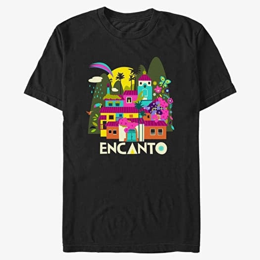 T-shirt Merch Pixar Disney Encanto - Encanto Gold Unisex T-Shirt Black