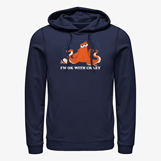 Mikina Merch Pixar Finding Dory - Okay Crazy Unisex Hoodie Navy Blue
