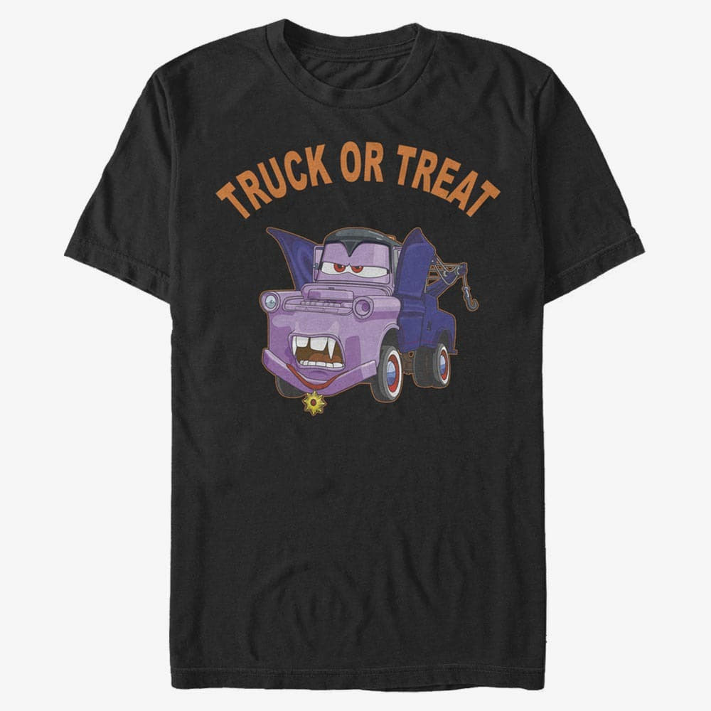T-Shirts Merch Pixar Cars 1-2 - Truck Or Treat Color Unisex T-Shirt Black