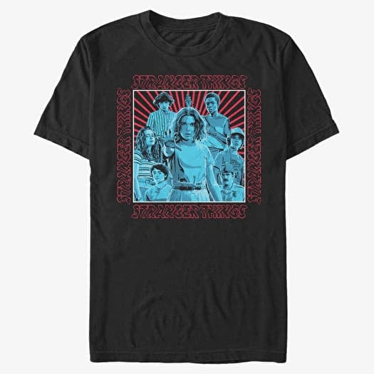 Μπλουζάκι Merch Netflix Stranger Things - Group Shot Unisex T-Shirt Black