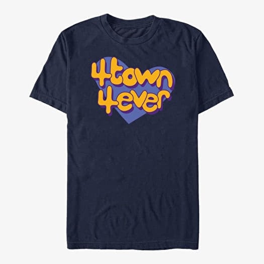 T-shirt Merch Pixar Turning Red - 4 Town Heart Unisex T-Shirt Navy Blue