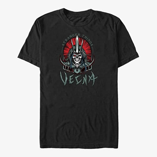 T-shirt Merch Netflix Stranger Things - Vecna Tombstone Badge Unisex T-Shirt Black