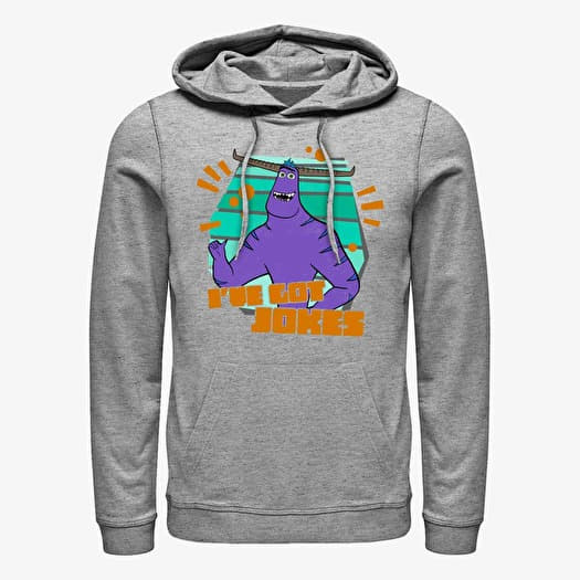 Sweatshirt Merch Pixar Monsters At Work - Taylor Jokes Unisex Hoodie Heather Grey