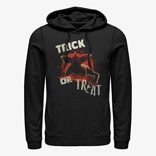 Felpa Merch Netflix Stranger Things - Monster Pumpkin Unisex Hoodie Black