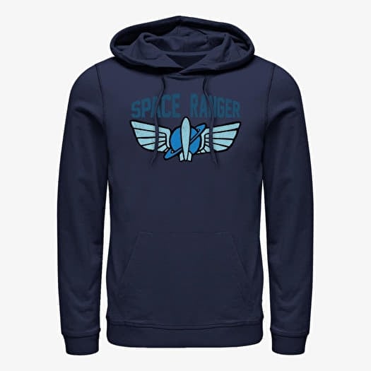 Sweatshirt Merch Pixar Toy Story - Buzz Logo Unisex Hoodie Navy Blue