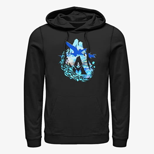 Sweatshirt Merch Twentieth Century Fox Avatar 2 - AVATAR SCENIC FLYBY Unisex Hoodie Black