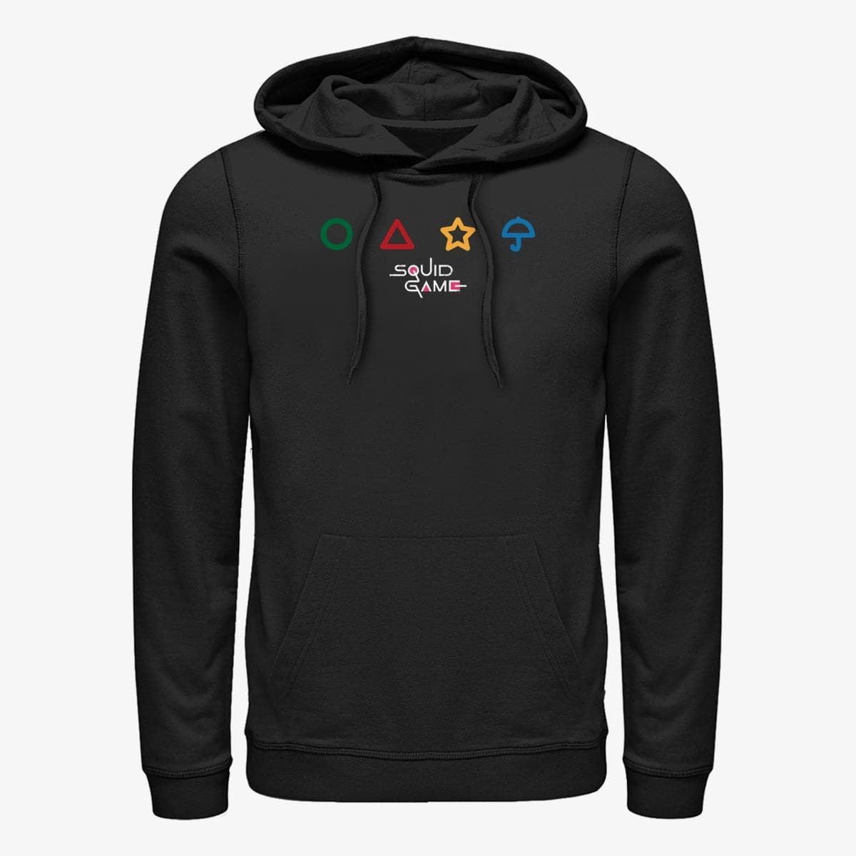 Hoodies Merch Netflix Squid Game - Umbrella Game Unisex Hoodie Black