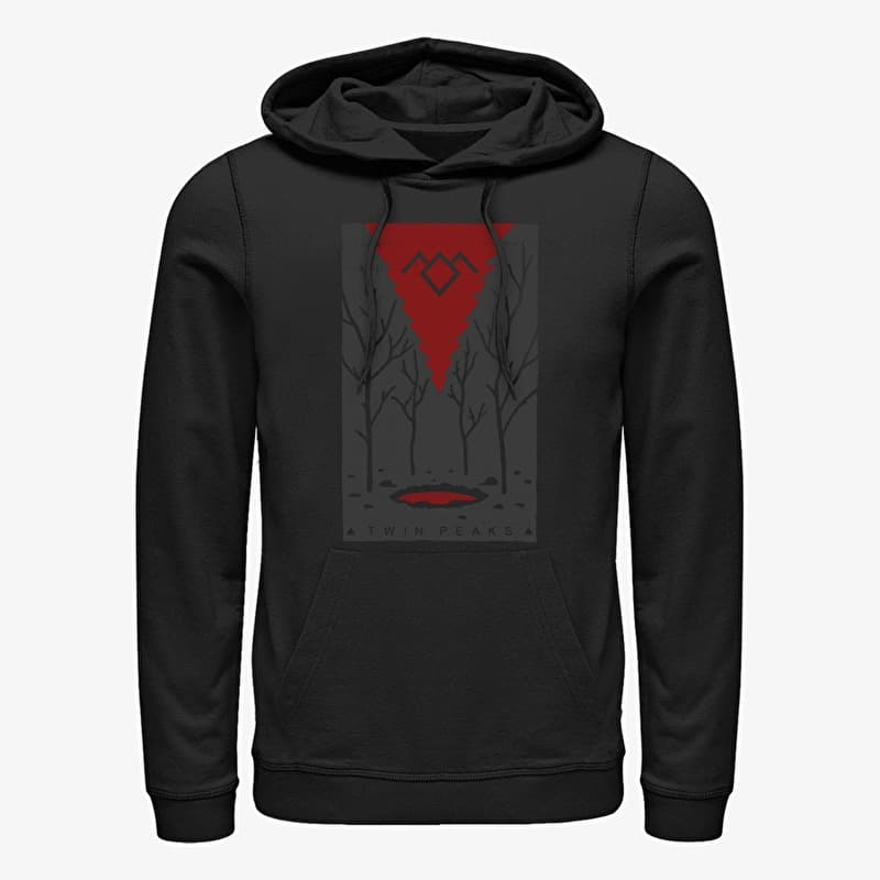 Sweatshirt Merch Paramount Twin Peaks - Entrance Unisex Hoodie Black