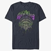 Merch Netflix Stranger Things - Welcome To Hawkins Unisex T-Shirt Navy Blue