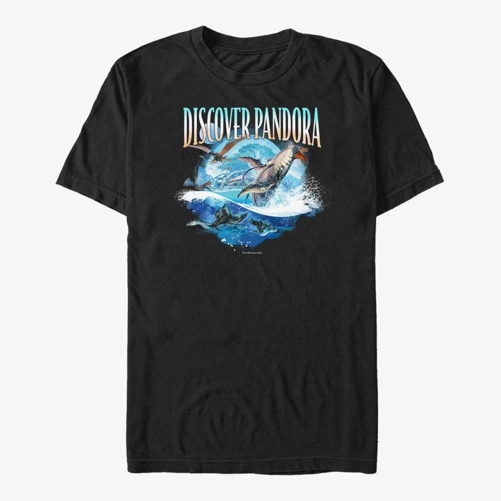 majice kratkih rukava Merch Twentieth Century Fox Avatar 2 - Avatar Scene Unisex T-Shirt Black