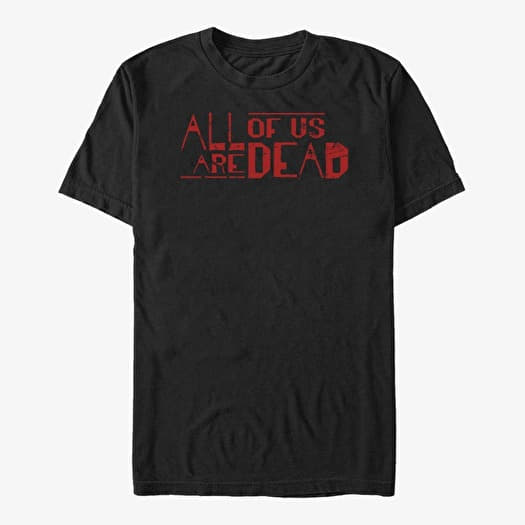 T-paita Merch Netflix All Of Us Are Dead - AOUAD Eng Logo Unisex T-Shirt Black