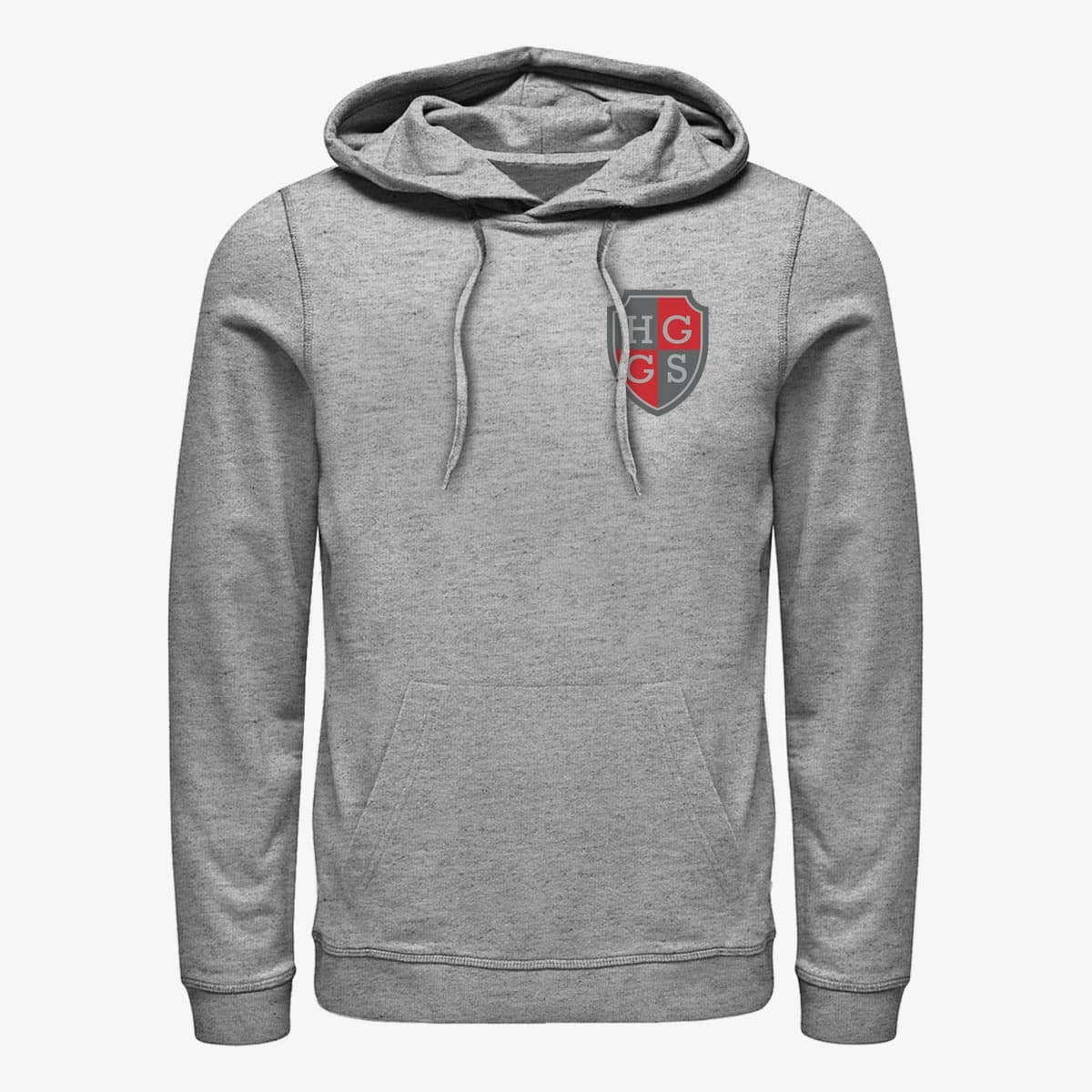 Sweatshirts Merch Netflix Heartstopper - Harvey Greene Crest Unisex Hoodie Heather Grey