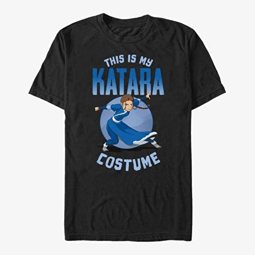 Tričko Merch Paramount Avatar: The Last Airbender - Katara Costume Unisex T-Shirt Black