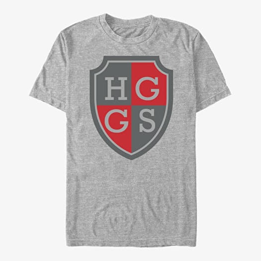 T-shirt Merch Netflix Heartstopper - Harvey Greene Crest Unisex T-Shirt Heather Grey